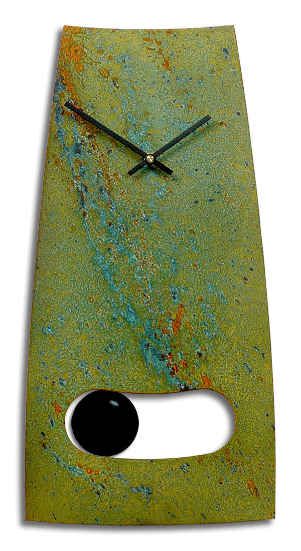 Cheshire Green Patina Clock