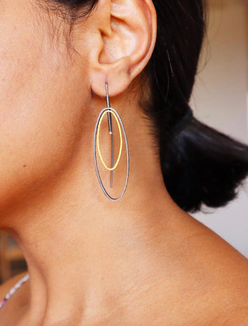 Double Oval Earrings