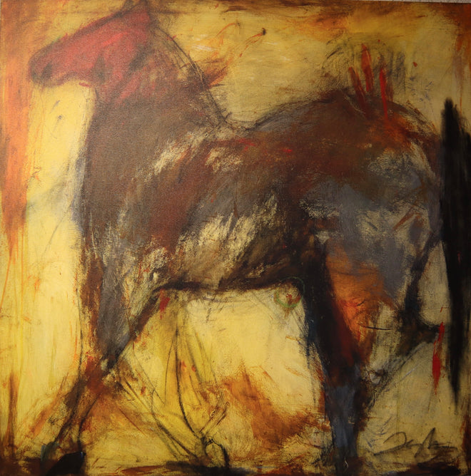 Taylor's Horse Print on Canvas 36" x 36"