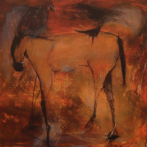 Taylor’s Horse Print on Canvas 36” x 36”
