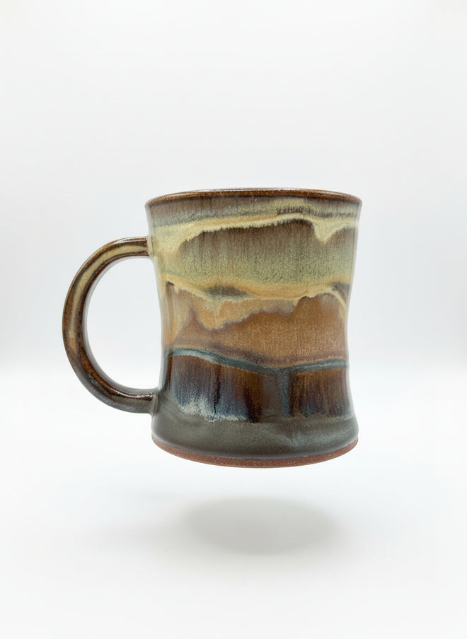 Handmade Mug made in Sedona 4"h x 4"w