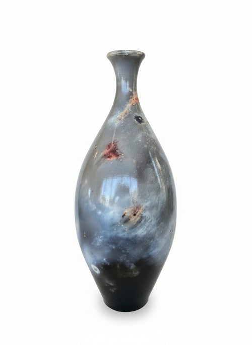 Hand Thrown Pit Fired Ceramic Vessel