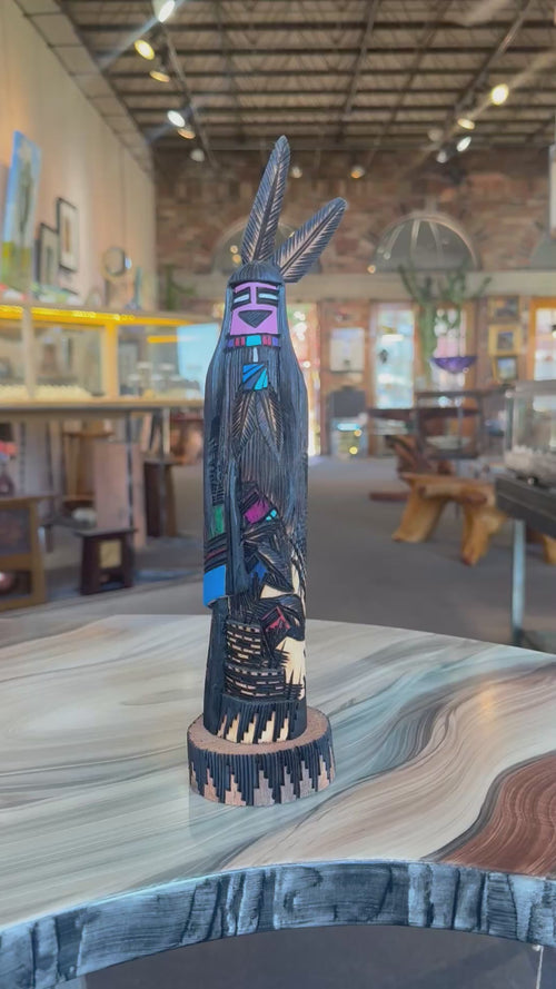 12-inch Kachina Sculpture by Navajo Artist Jerald Guy