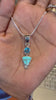 Navajo Handmade Blue Topaz and Kingman Turquoise Necklace