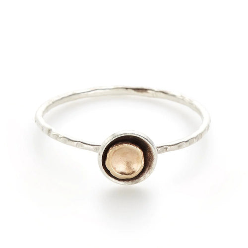 Cup of Gold Stacker Ring