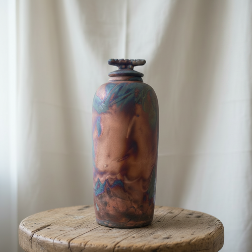 unique raku pottery